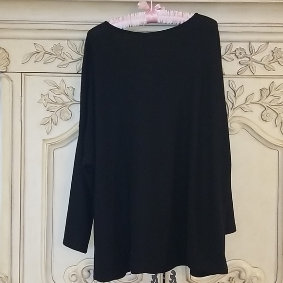 NWT Black tunic from Italy size XL - Picture 3 of 5